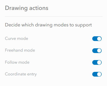 Configure Drawing Modes