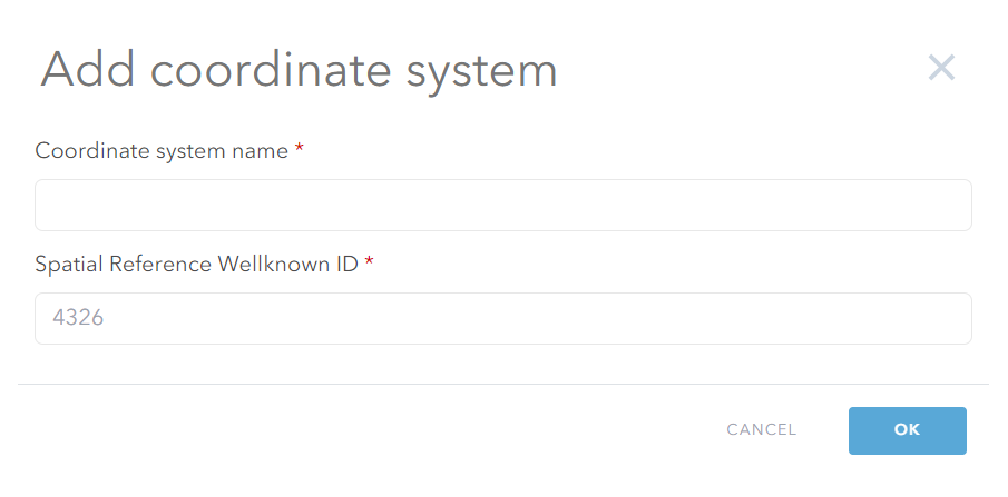 Add Coordinate Systems